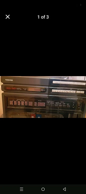 sterio with two speakers
