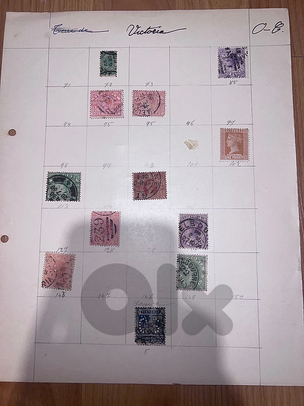 Victoria stamps