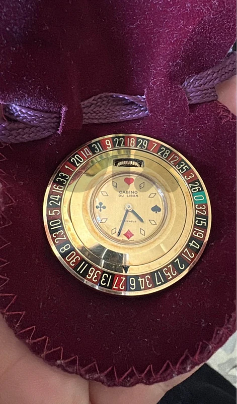 rare casino du liban roulette watch