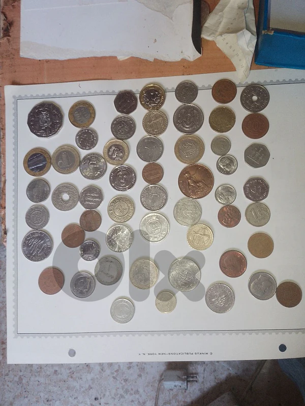 box of old coins