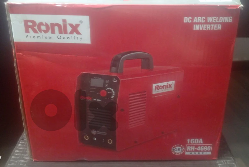 ماكينة لحام Ronix RH-4690 – 160A، شبه جديدة وبحالة ممتازة. 55$ سعر.