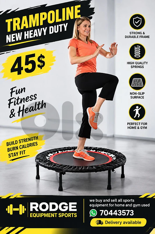 Trampoline new heavy duty