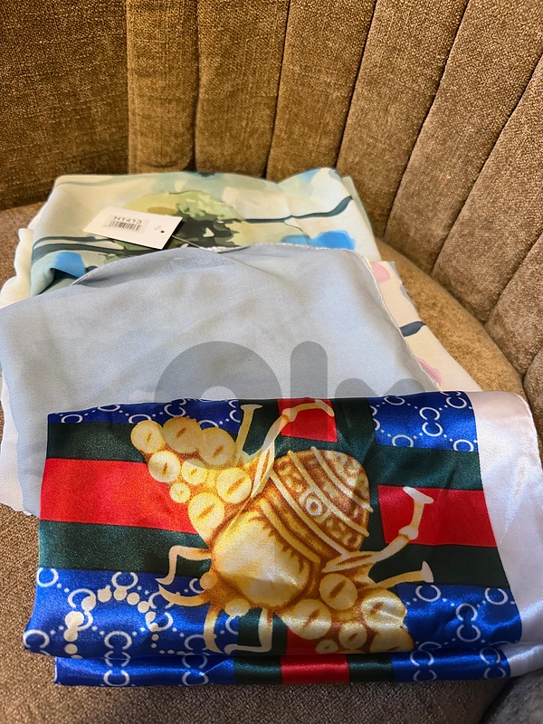 3 brand new silk scarves
