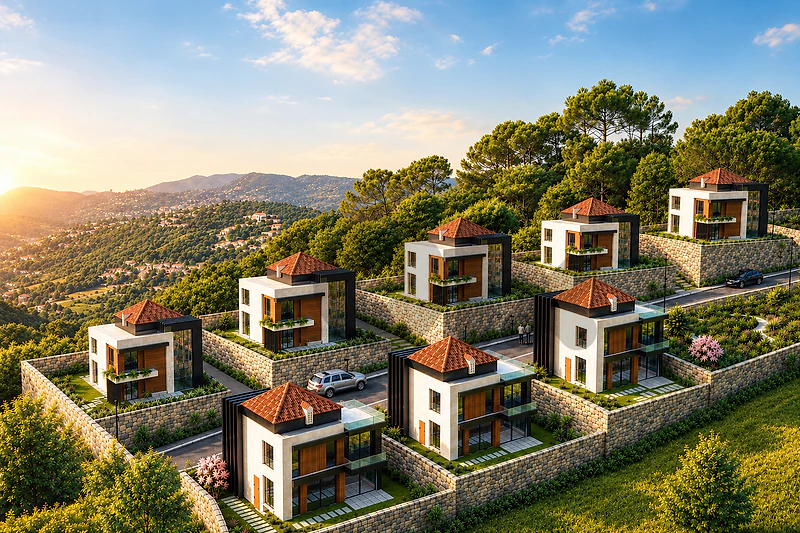 Under Construction Luxury Villas - Starting 350,000$ Only - Chehim Under Construction Luxury Villas - Starting 350,000$ Only - Chehim