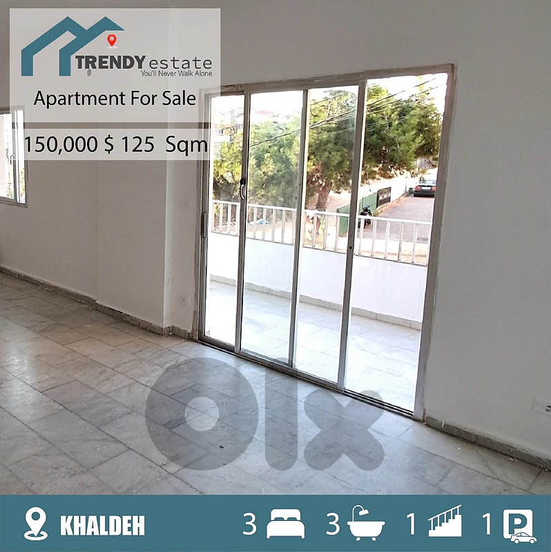 شقة للبيع في خلدة hapartemnt for sale in khaldeh