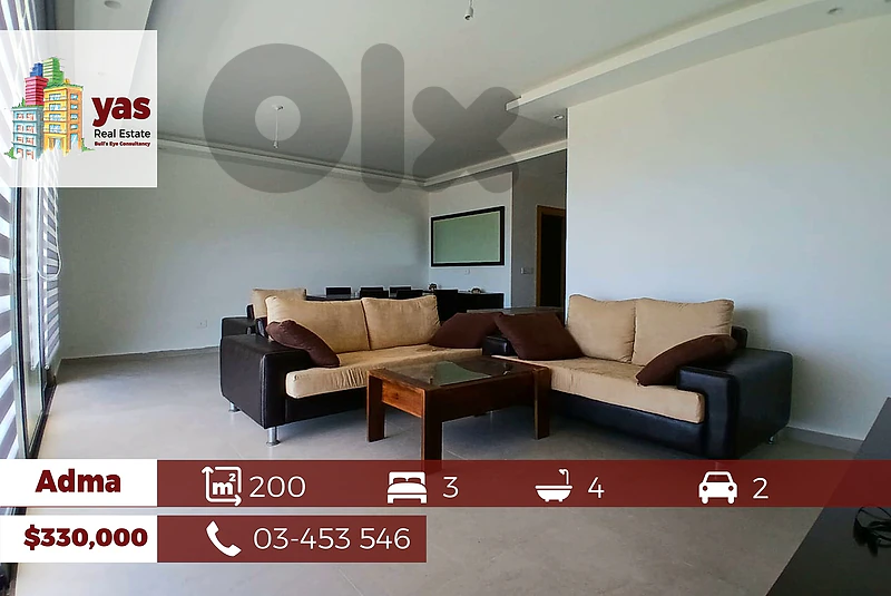 Adma 200m2 | Last Phase | Furnished | Sea View | Private Street |YV/EH