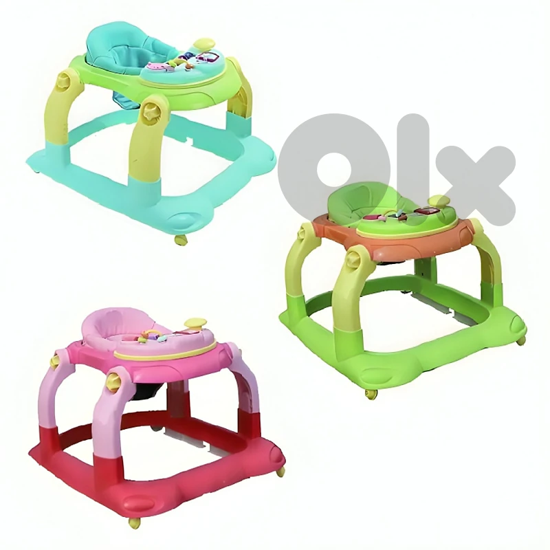 2 In 1 Baby Walker With Music - مشاية أطفال 2 في 1 مع موسيقى