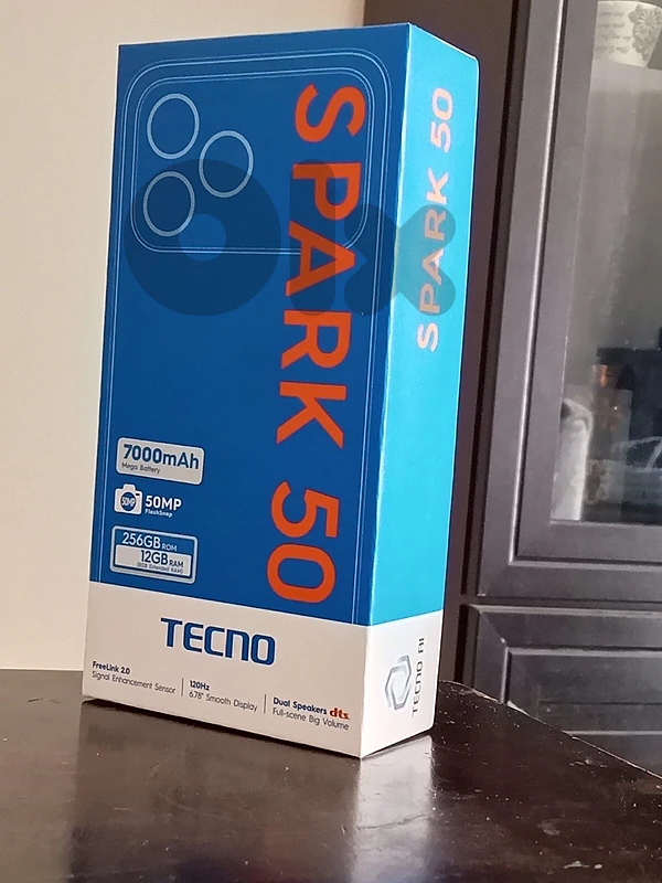 tecno spark 50 256 GB used for 1 week