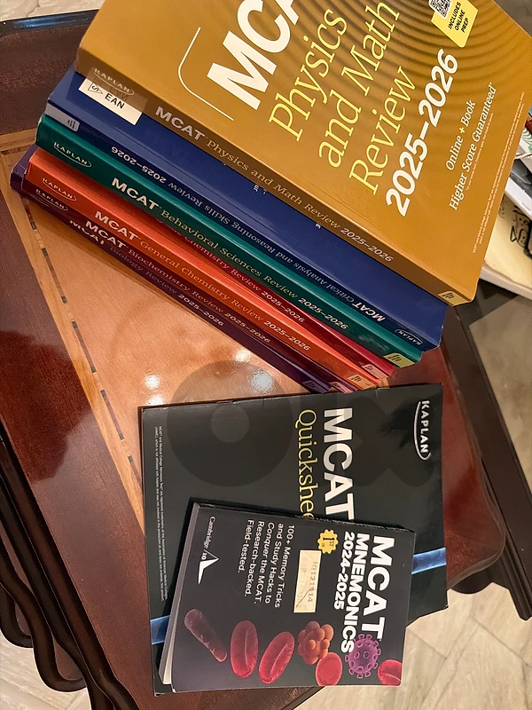 MCAT Kaplan Prep books complete set 25-26