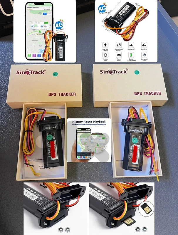GPS Tracker for cars & motorcycles 4G sim card top quality