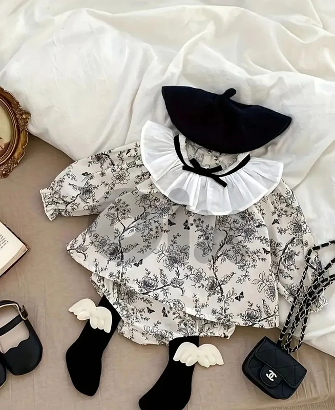Adorable Baby Girl's Cotton Outfit