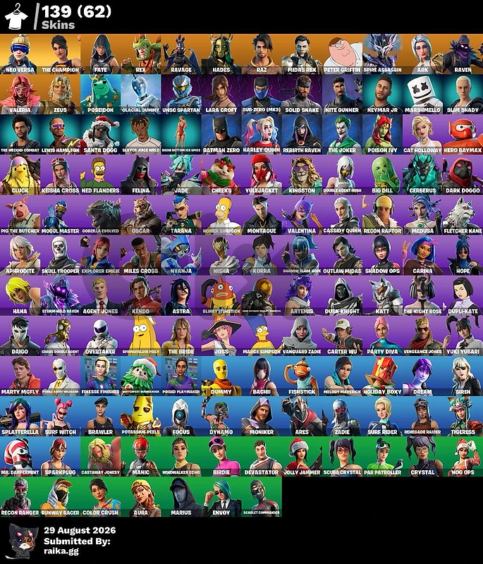 fortnite account for sale full access