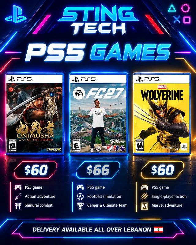 All the gaming consoles and accessories