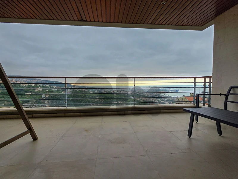 Furnished Four Bedroom Apartment in Rabweh with Panoramic Sea View