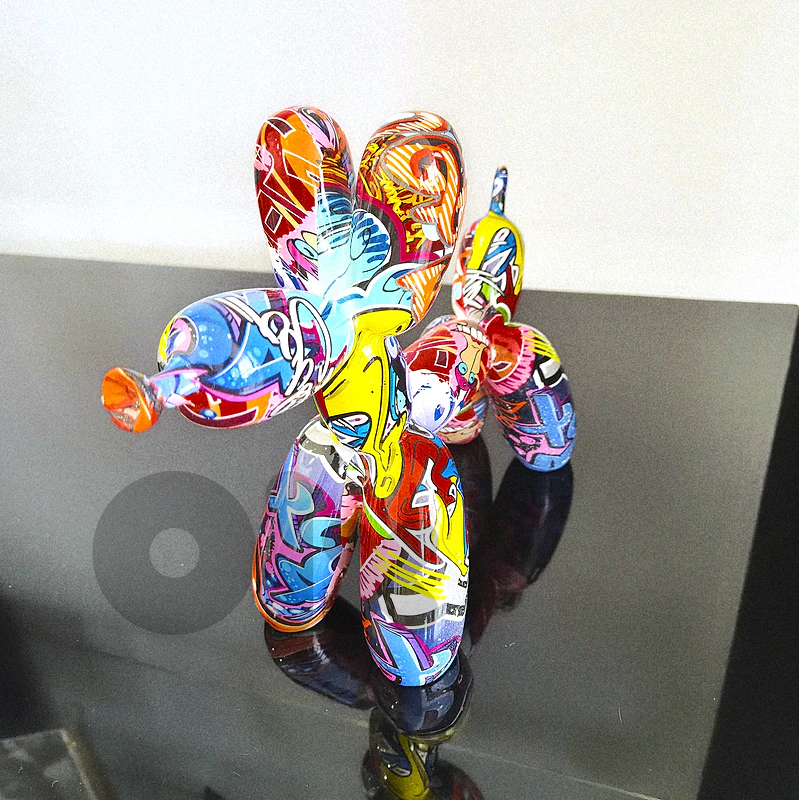 Rabbit - Fusion Graffiti Resin Sculpture