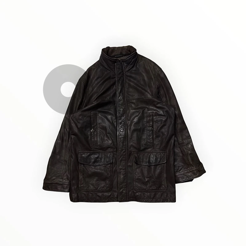 Cortifiel brown leather jacket