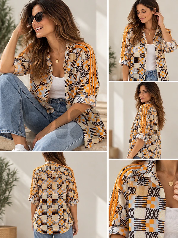 adidas x FARM Rio Geometric Print Shirt