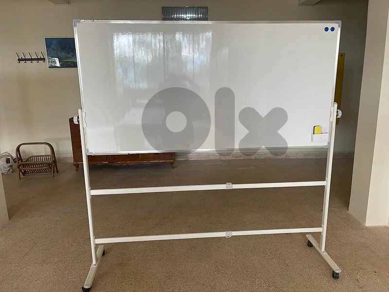 magnetic whiteboard with stand