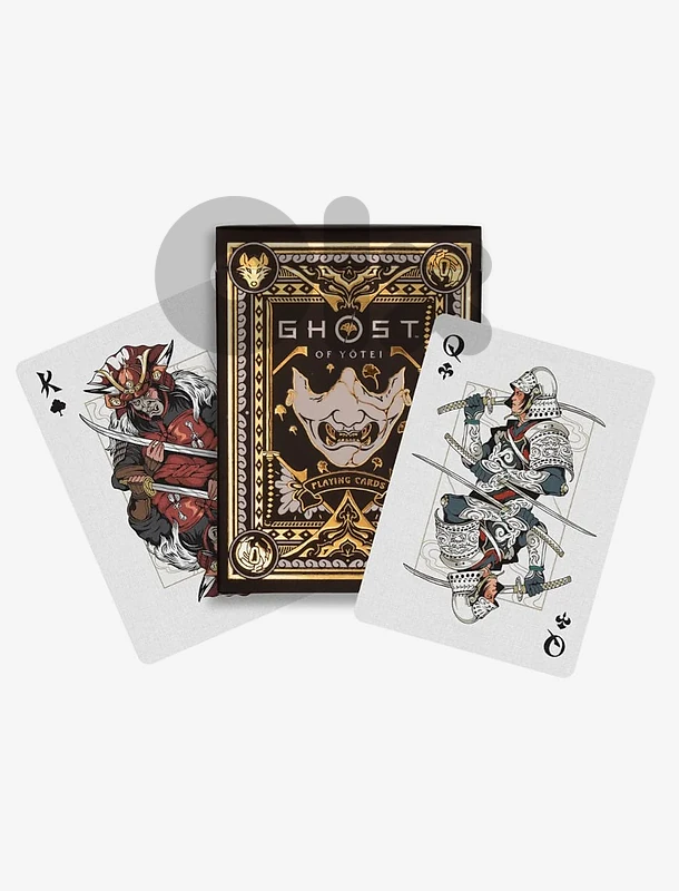 Ghost of yotei black edition - playing cards