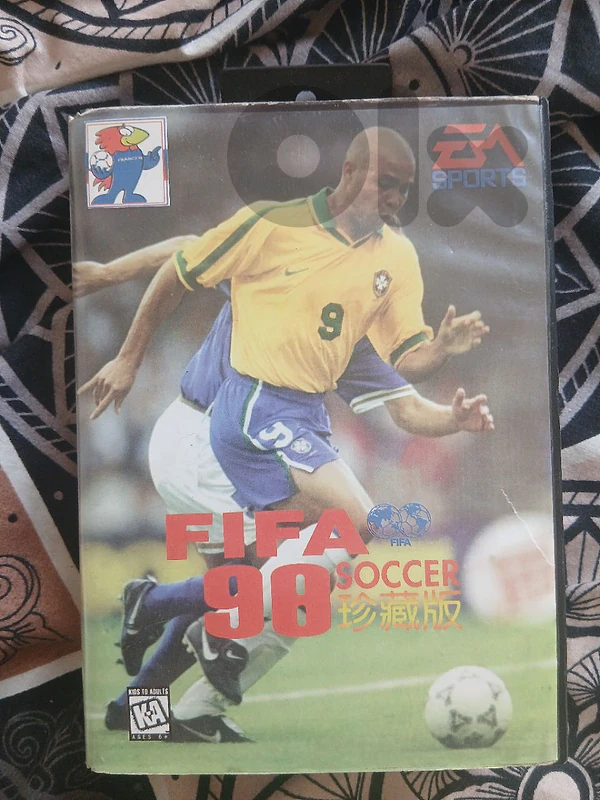 fifa 98 rare sega mega drive 16 bit cartridge