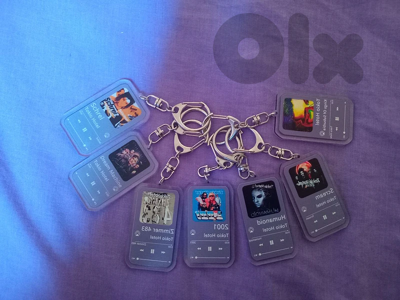 All tokio hotel albums keychains