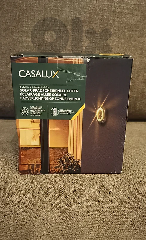 casalux solar path light 3 pieces set