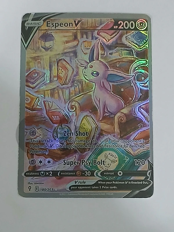 Pokemon Espeon V Alt Art (Evolving Skies 180/203) - (NM)