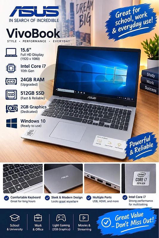 ASUS LAPTOP I7🔥