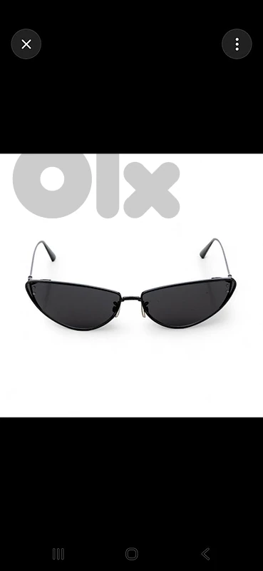 Dior cat-eye metal frame sunglasses