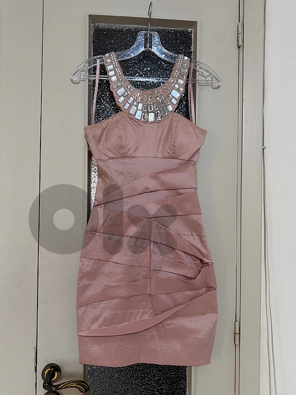 Pink ruched mini S