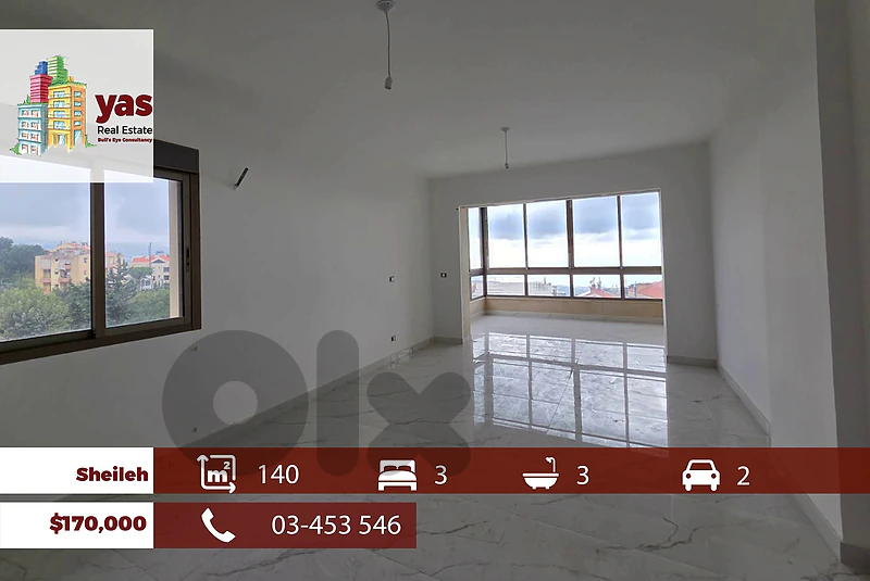 Sheileh 140m2 | New | Prime Location | Panoramic View | Luxury | TO