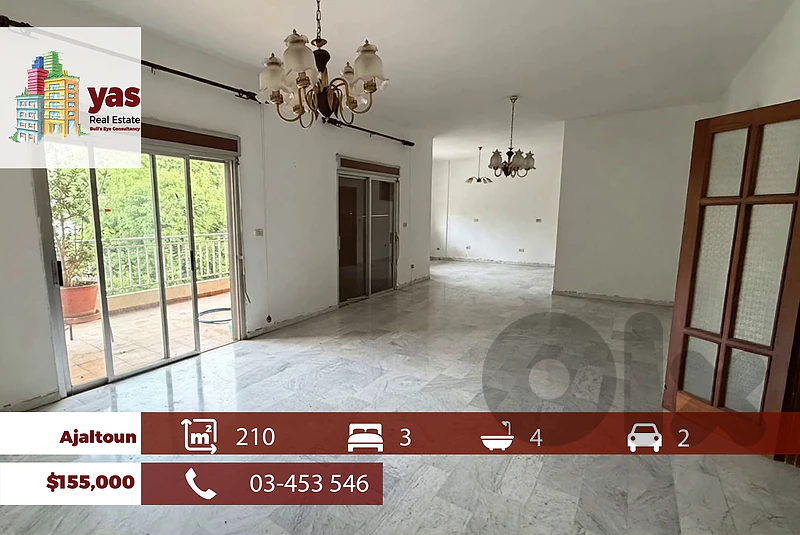 Ajaltoun 210m2 | Well Maintained | Open View | Calm Area | TO