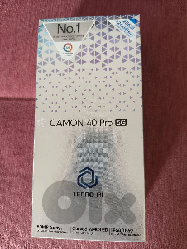 tecno camon 40 5g 256 12grm