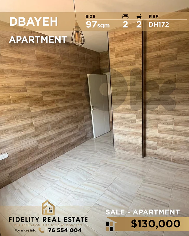 Apartment for sale in Dbayeh DH172 شقة للبيع في ضبية
