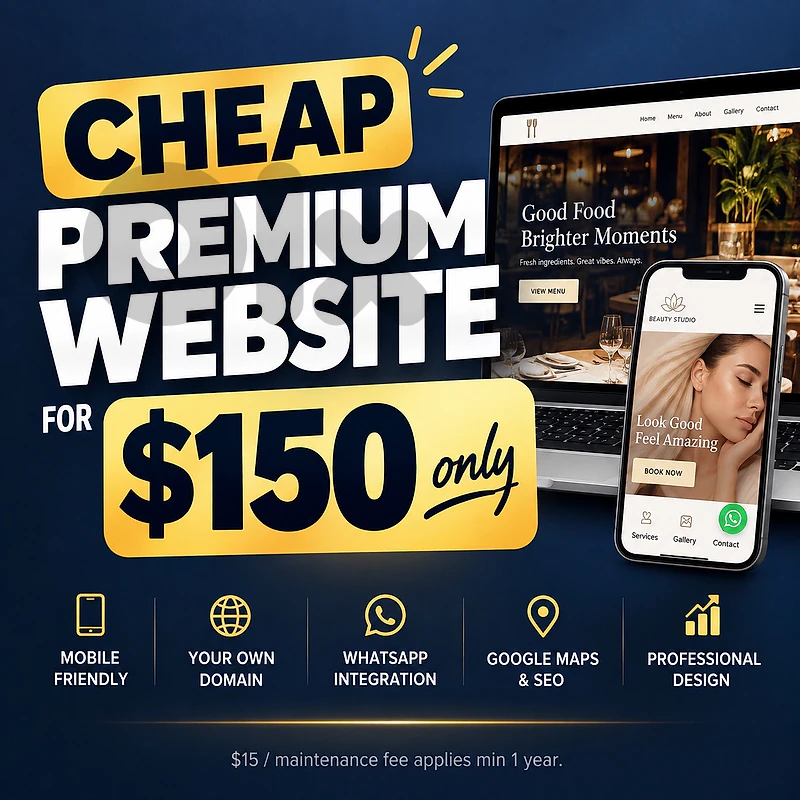SPECIAL OFFER Business Website – Only $150