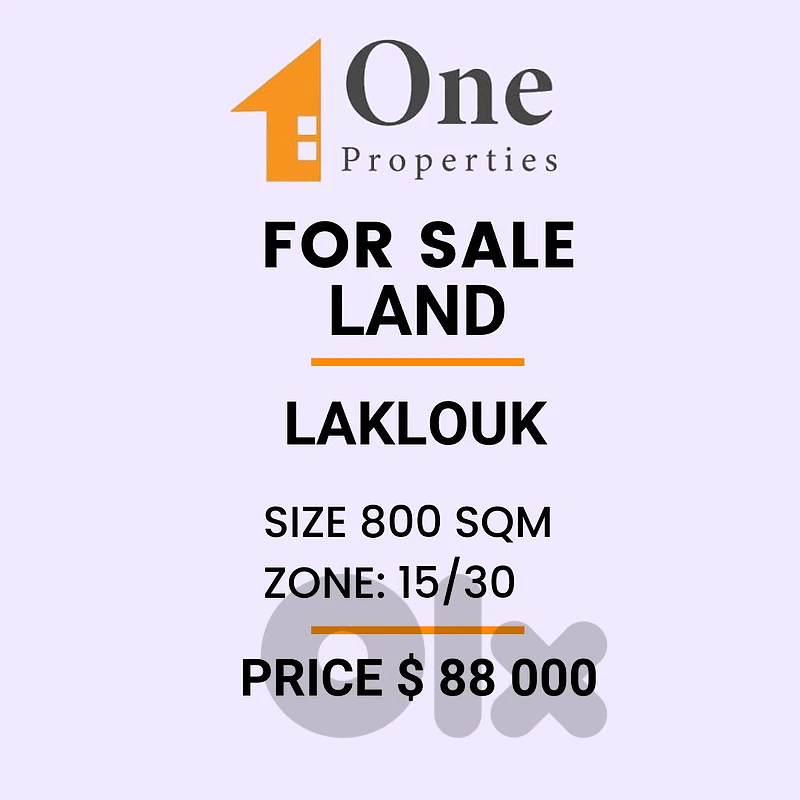LAND FOR SALE IN LAQLOUQ LAND FOR SALE IN LAQLOUQ