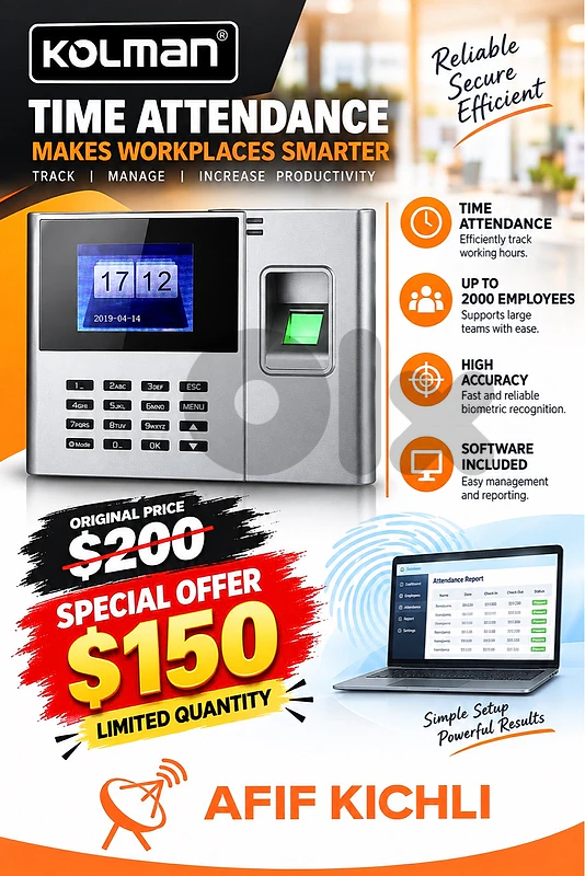 Fingerprint Time Attendance Machine