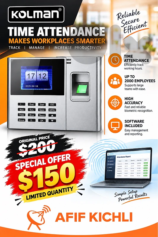 Fingerprint Time Attendance Machine