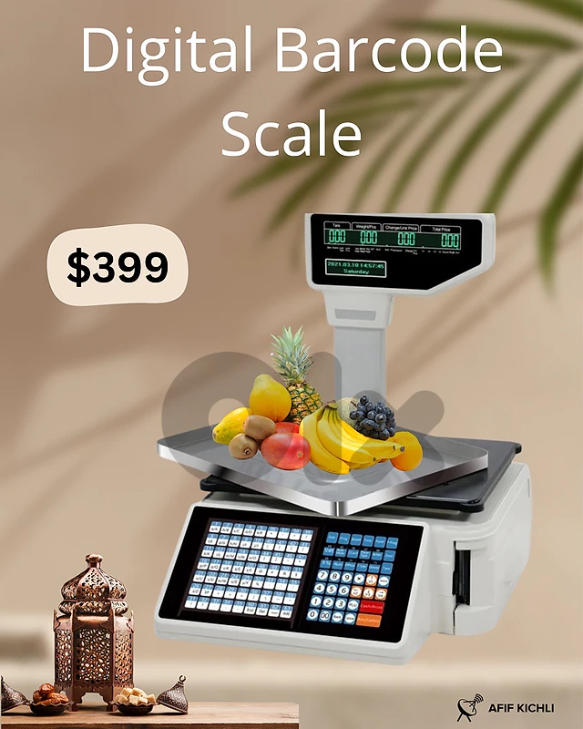 Digital Barcode Scale