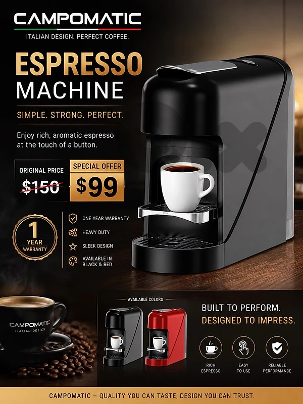 Campomatic Espresso كفالة شركة