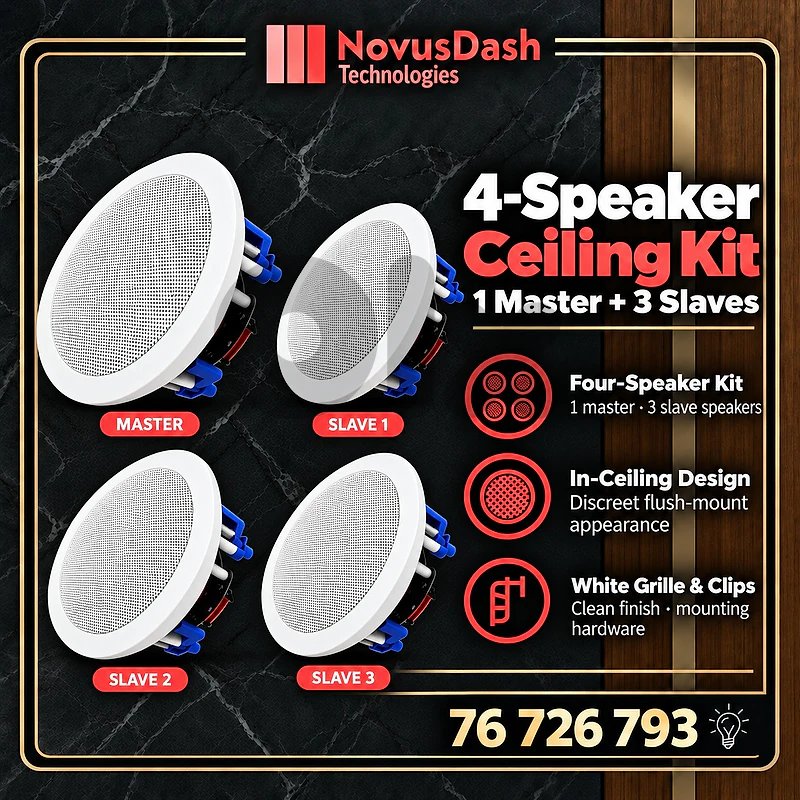 speakers - intercom - alarm system