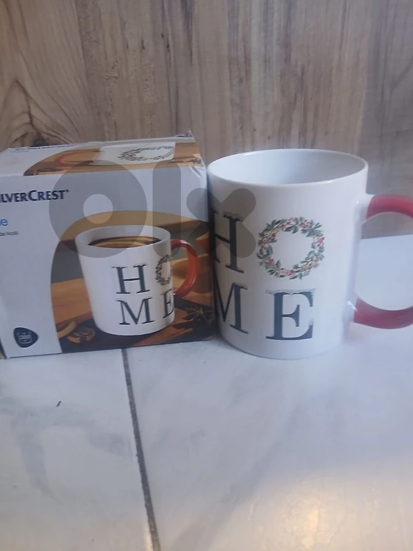 SilverCrest Christmas Porcelain Coffee Mug (Brand New in Box