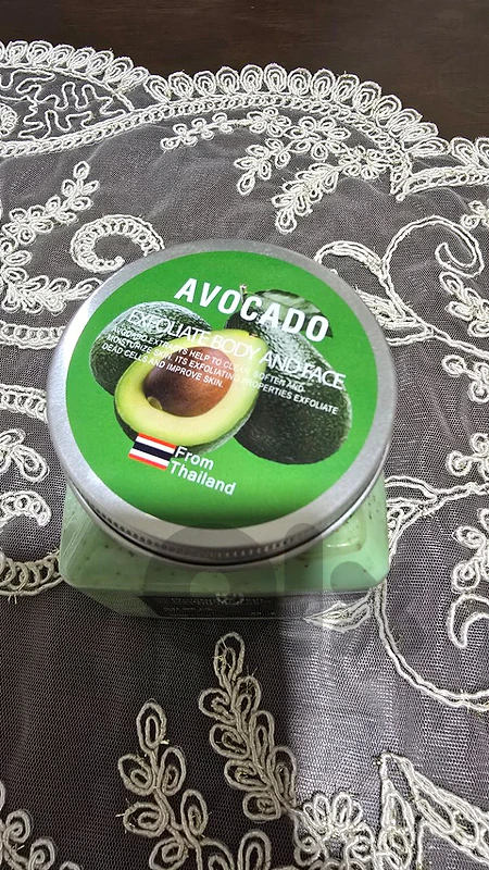 Avocado scrub