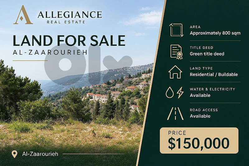 1,700 sqm Residential Land for Sale – Panoramic View