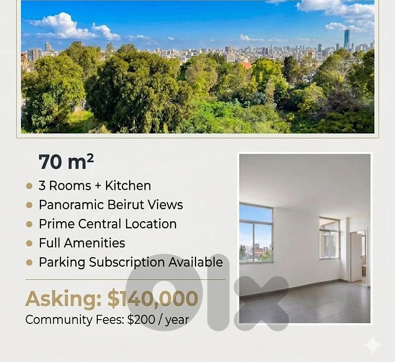 Office for Sale in Hazmieh.