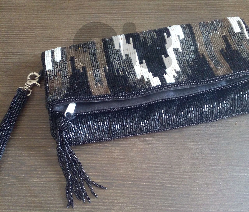 NEXT Sequin Beaded Clutch