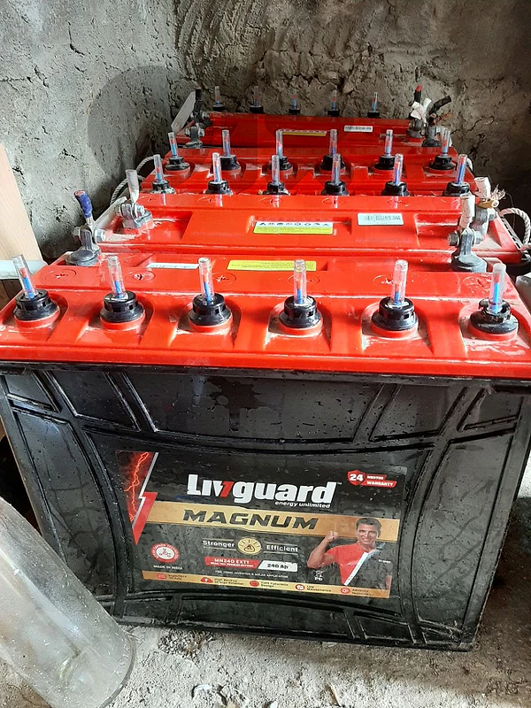 solar batteries and inverter