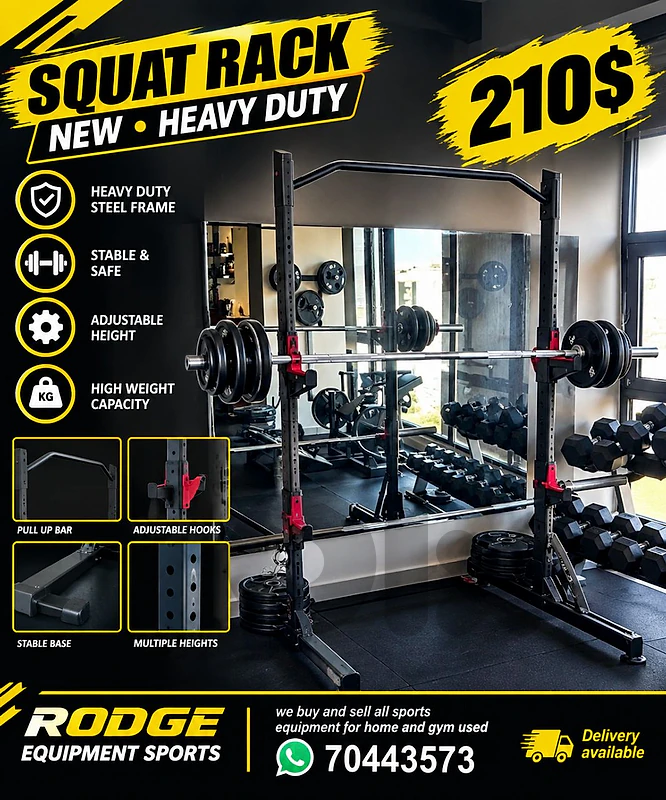 Squat rack like new heavy duty domyos brand very good quality