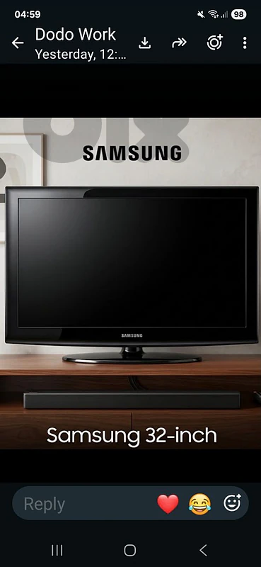 tv and receiver