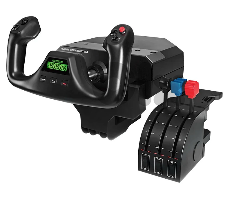 logitech flight yoke system + flight multi pannel